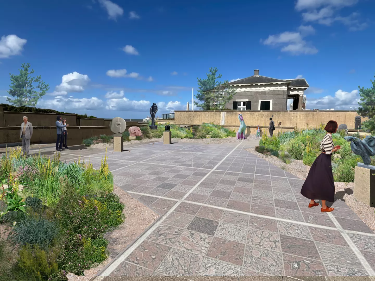 2 Vergroening Render Middelste Terras