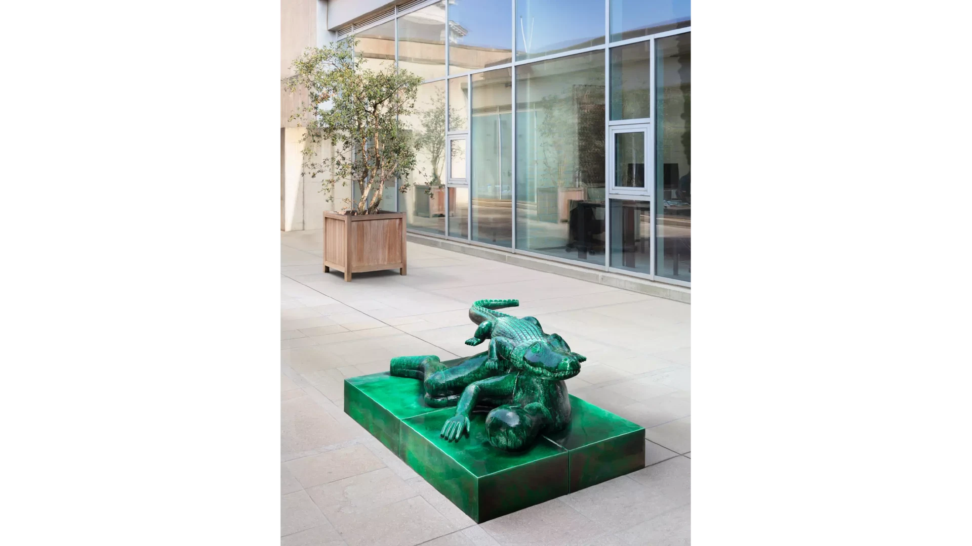 Mimmo Paladino - Uomo e Coccodrillo (1994)