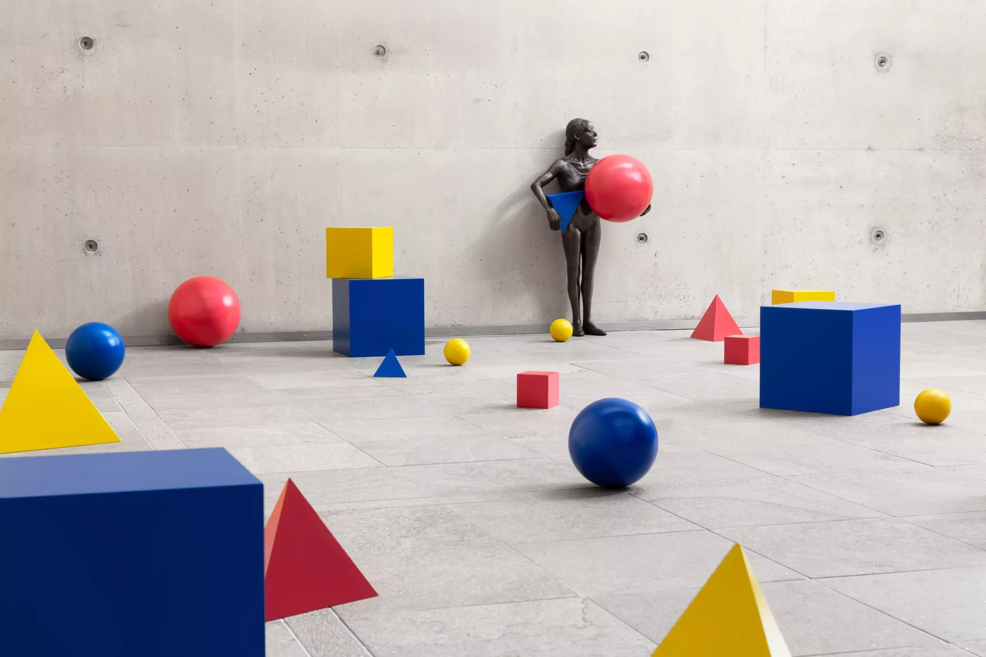 Ryan Gander - You walk into a space, any space, or, Poor little girl beaten by the game (2010)