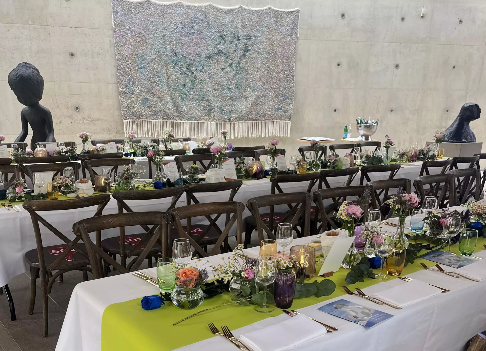 Diner in de grote zaal