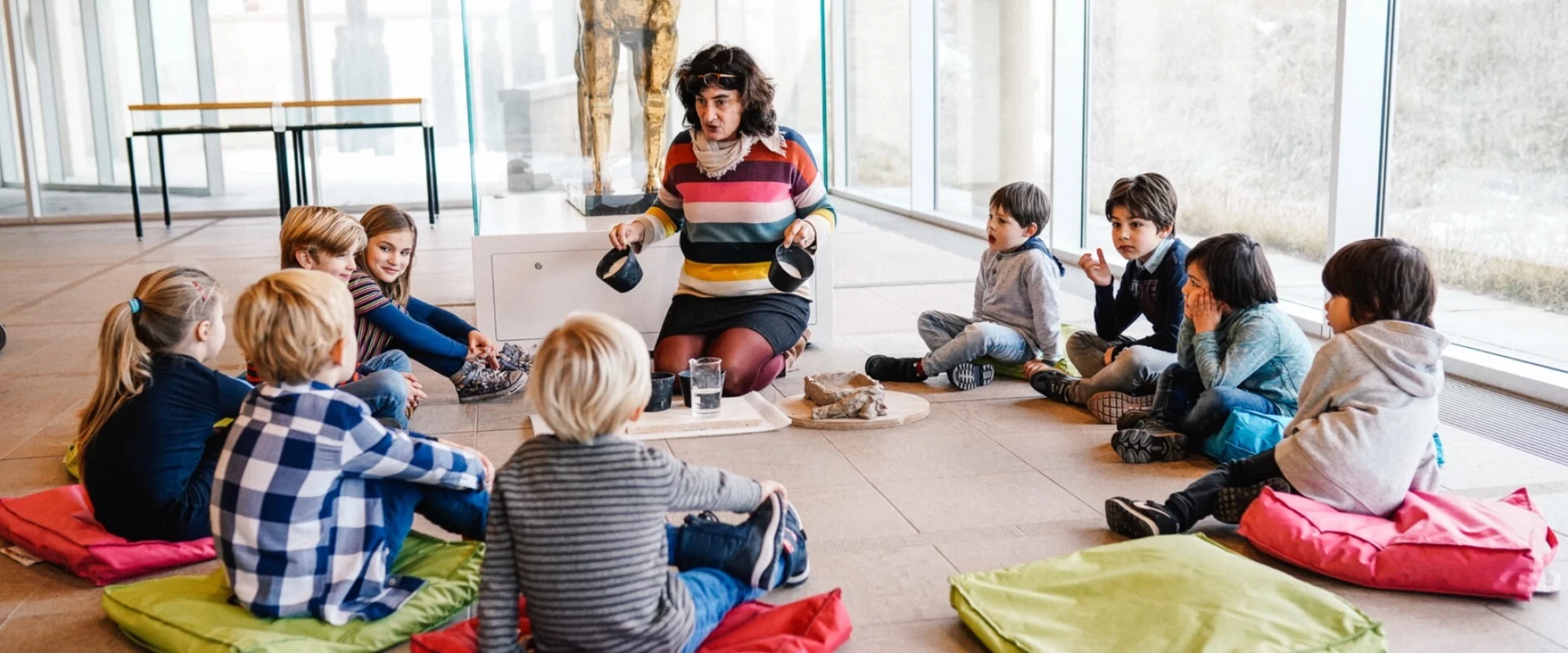 Kijk ik ben een standbeeld - primair onderwijs